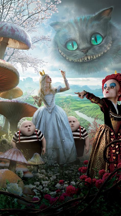 Alice in Wonderland (2010) Phone Wallpaper | Moviemania