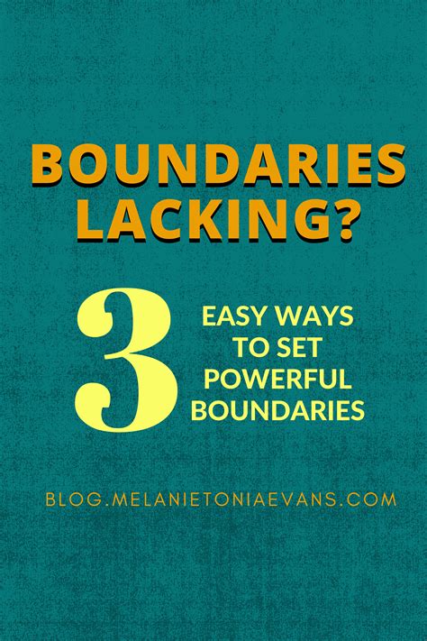 Boundaries Lacking? 3 Easy Ways To Set Powerful Boundaries ...