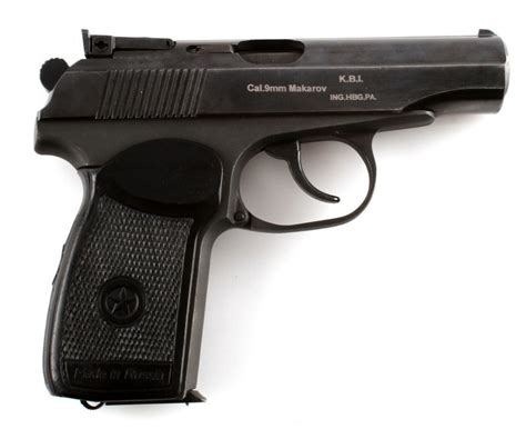 Russian Makarov 9mm Semi Automatic Pistol