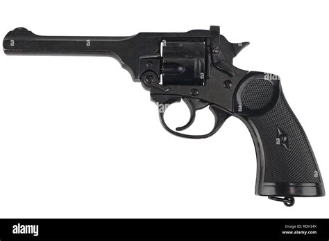 Webley Mk Iv Top Break Revolver Service Pistol For The Armed Forces Of