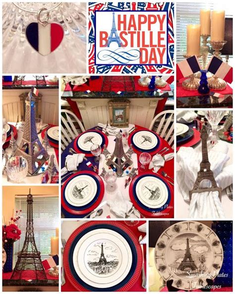 The Table This Week Is Decorated In A French Theme To Celebrate Bastille Day Bastille Day Is