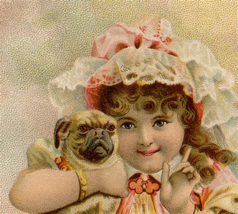 13 Vintage Clip Art Children With Pets Darling The Graphics Fairy