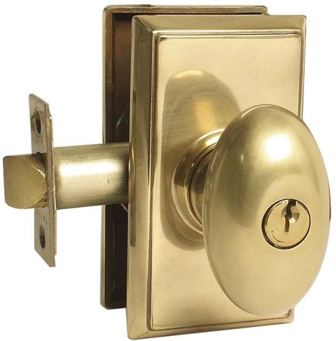 Emtek Egg Brass Keyed Door Knob Lock Shop Handle Locks At Homestead