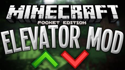Elevators In Mcpe Elevator Mod Minecraft Pocket Edition Youtube