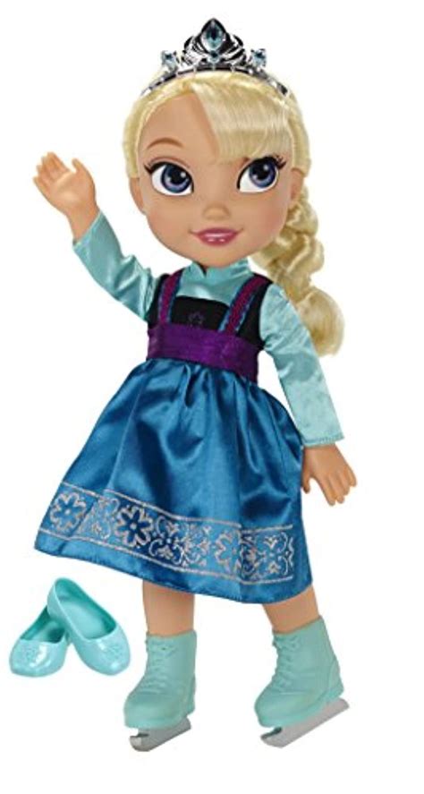 Disney Princess Deluxe Toddler Elsa With Ice Skating Fashions And