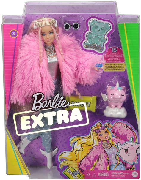 Barbie Extra Fluffy Pink Jacket Doll Wholesale