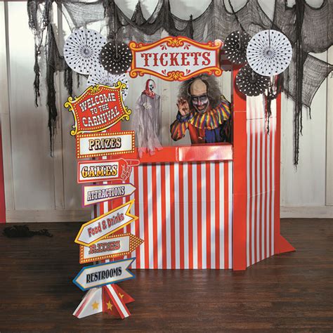 Big Top Terror Party Supplies Creepy Carnival Halloween Party Favors Carnival Themes