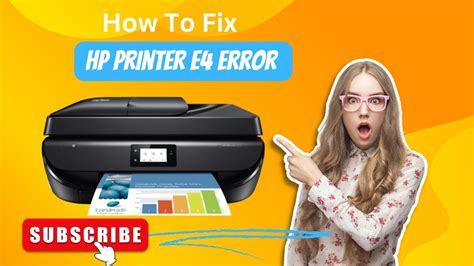 How To Fix HP Printer E4 Error? | How to Solve Paper Jam E4 Error on