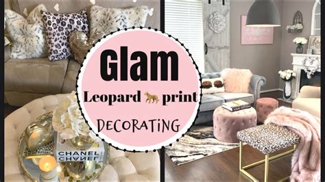 Glam Leopard Print Decorating Ideas Chellesglamhome Youtube
