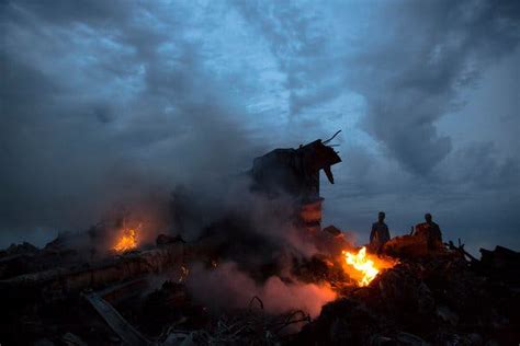 Jetliner Explodes Over Ukraine Struck By Missile Officials Say The