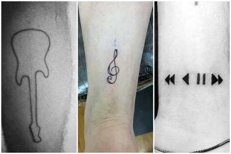 Music Note Tattoo Ideas For Men