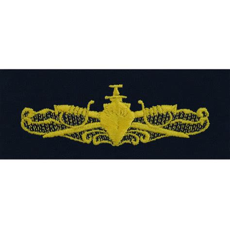 Navy Surface Warfare Embroidered Coverall Breast Insignia Usamm