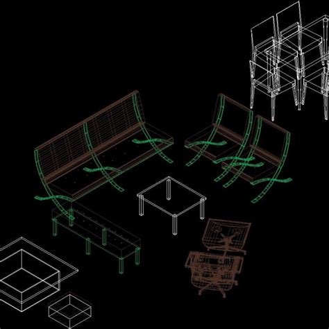 Eames Chairs Dwg Block For Autocad Designs Cad