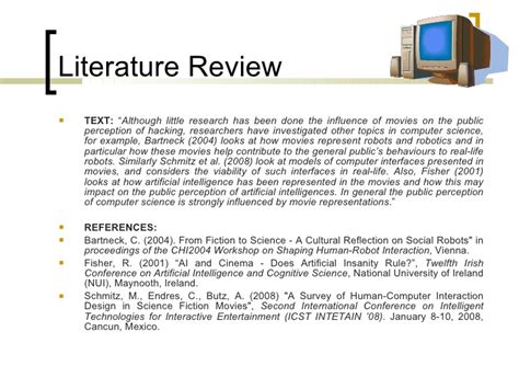 Conclude the introduction with a brief statement of your evaluation of the text. Doing a Literature Review - Part 4