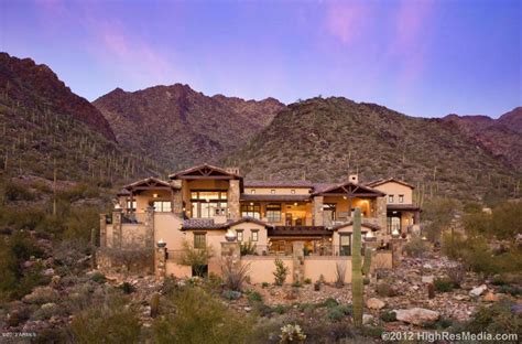 10 Million Tuscan Style Mountaintop Mansion In Scottsdale Az Homes