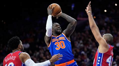 Nba Roundup Knicks Hammer 76ers Now 3 0 Since Trade With Raptors