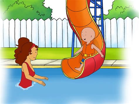 Caillou Die Große Wasserrutsche Caillou And The Big Slide S02e26