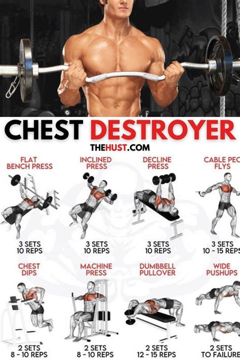Chest Workout At Home With Dumbbells Dumbbell Chest Workout Best Chest Workout Gym Workouts