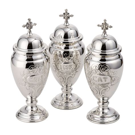 Set For Holy Oils In 800 Silver 18 Cm Online Sales On