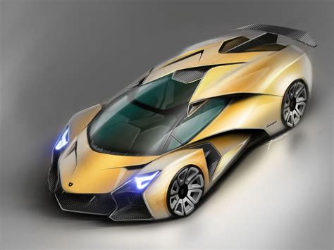 Lamborghini Encierro Concept Design Sketch Render Lamborghini Luxury