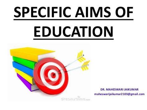 Specific Aims Of Education