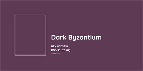 Dark Byzantium Complementary Or Opposite Color Name And Code 5d3954