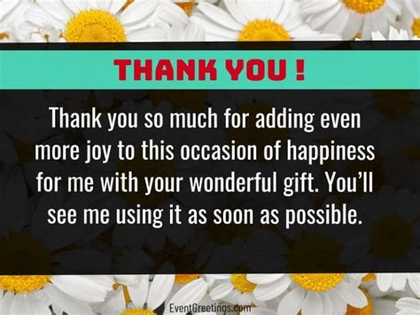 20 Best Thank You Note For T Message And Wording Events Greetings