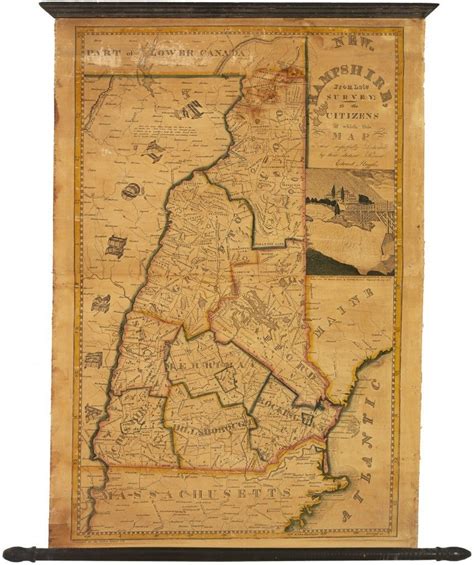 Charming Piracy Of The Carrigain Map Of New Hampshire Rare And Antique Maps