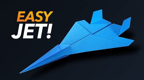 easy jet paper airplane tutorial youtube