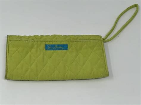 Vera Bradley Clutch Wallet Key Lime Green Wristlet Lightweight Ebay