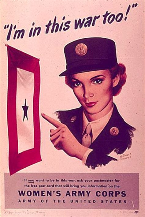 I’m In This War Too A Collection Of 48 Popular U S Army Women’s Recruiting Posters During
