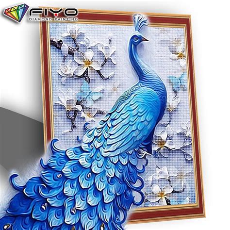 Diamond Painting Peacock Full Square Drill 5d Diy Diamond Embroidery