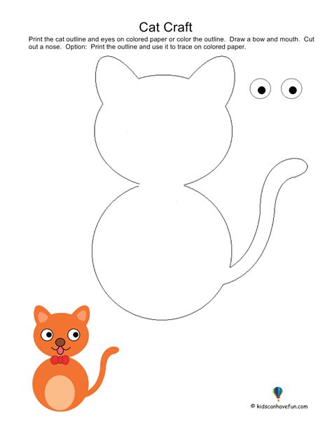Papercatcraft Kidscanhavefun Blog Art Activities For Toddlers Cat