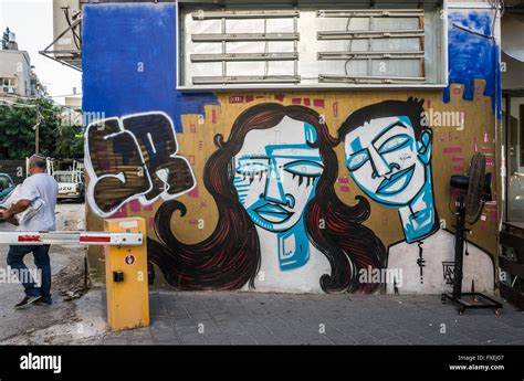 Street Art In Tel Aviv City Israel Stock Photo Alamy