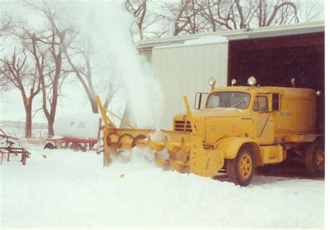 Snow Blower Truck Remove The Snow And Clear The Roads Tobe