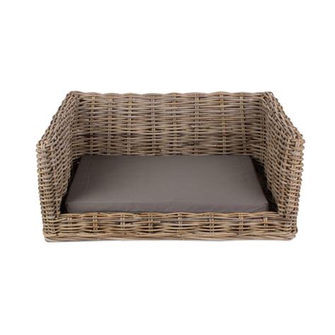 Luxury Rattan Dog Bed Medium The Cotswold Company