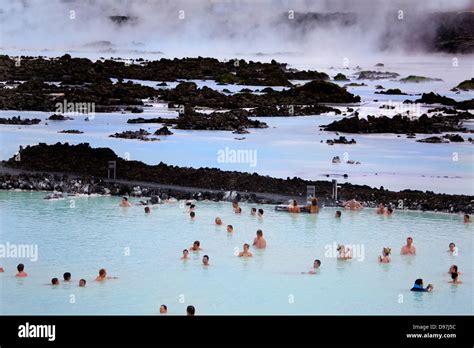 The Blue Lagoon Geothermal Spa In Iceland Stock Photo Alamy