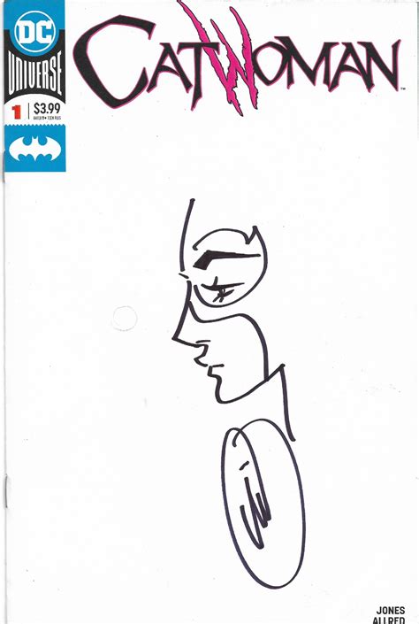 Catwoman By Jo Lle Jones In Marcio Escoteiro S Sketch Blank Covers