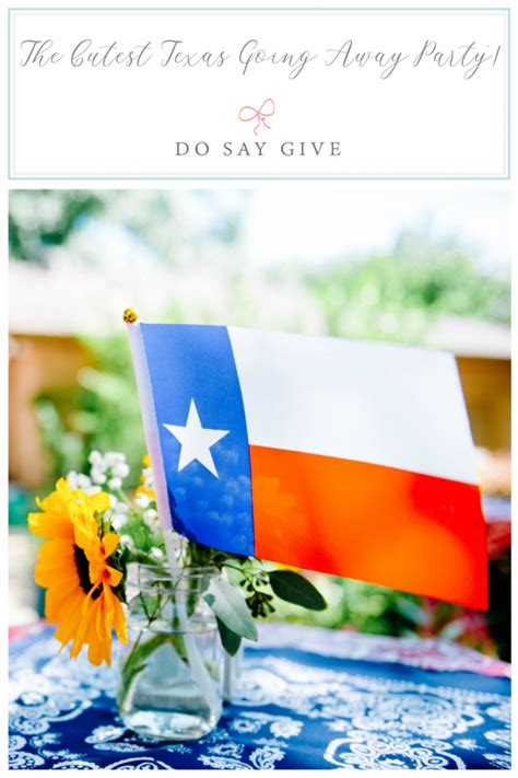 Make it unforgettable with themed party supplies. The Cutest Texas Themed Going Away Party (With images ...