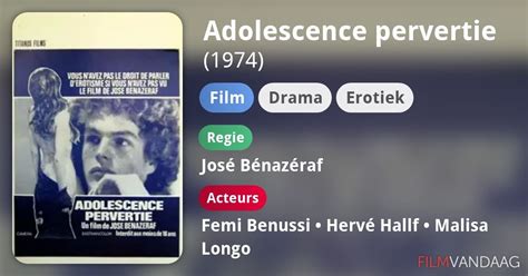Adolescence Pervertie Film 1974 Kopen Op Dvd Of Blu Ray Filmvandaagnl