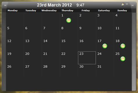 Desktop Calendar A Simple Calendar That Sits On Your Desktop