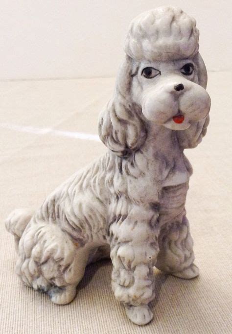 Vintage Living Stone Shar Pei Puppy Wrinkled Dog Figurine Statue Resin