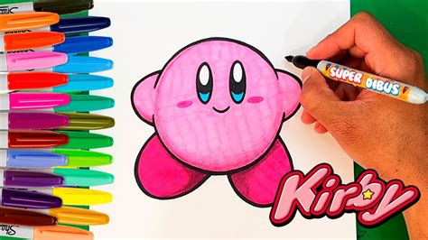 Como Dibujar A Kirby Original Facil Youtube