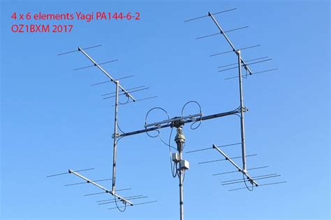2 meter 6 element 144 146 mhz yagi antenna pa144 6 2a
