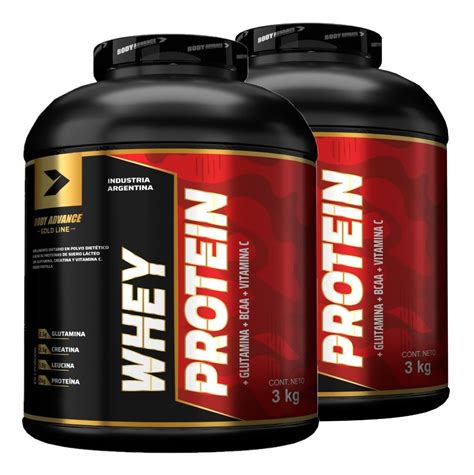 2 Whey Protein 3 Kg Cu Proteína Pura Body Advance Profitnessdyn