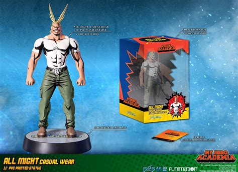 F4f My Hero Academia All Might Casual Wear Pvc Statue Replay Toys Llc