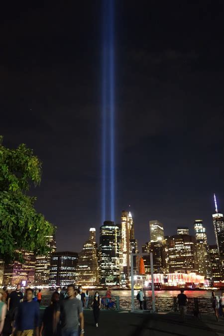 The 911 Tribute In Light Illuminates The Evening Sky Cititour Nyc News