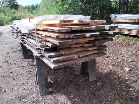 Air Dried Rough Sawn Poplar Boards Miscellaneous Grantham New