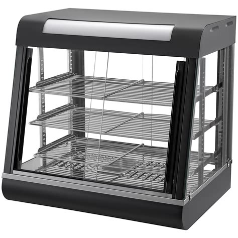 3 Shelf Commercial Countertop Heated Food Display Case Warmer With