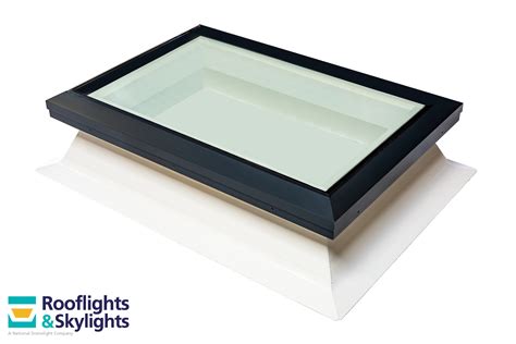 R S Flat Glass Electric Opening Rooflight With PVC Kerb Rooflights Skylights